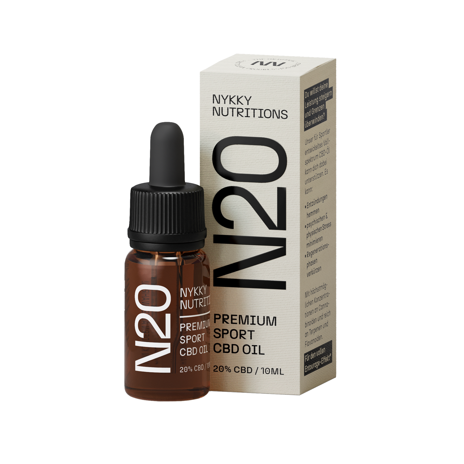N20 Premium Sport CBD Öl, 20%, 10ml